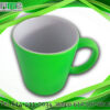 TAZAS COLOR VERDE NEÓN