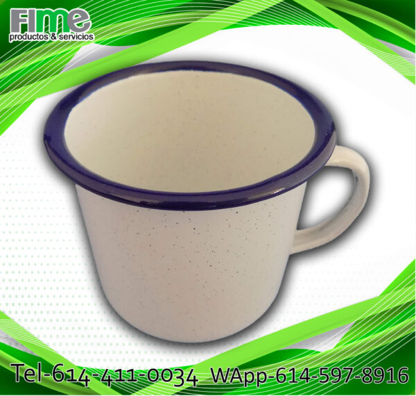 TAZA PELTRE 10oz PARA SUBLIMAR BORDE VARIOS COLORES - Imagen 5