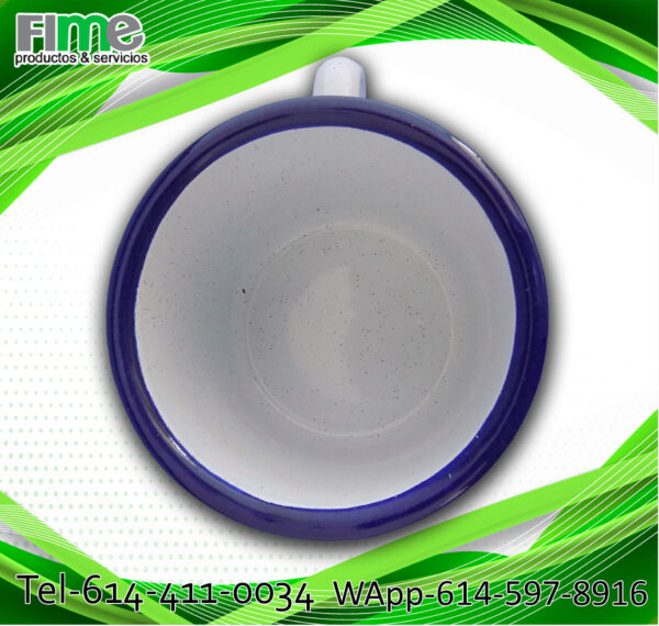 TAZA PELTRE 10oz PARA SUBLIMAR BORDE VARIOS COLORES - Imagen 7